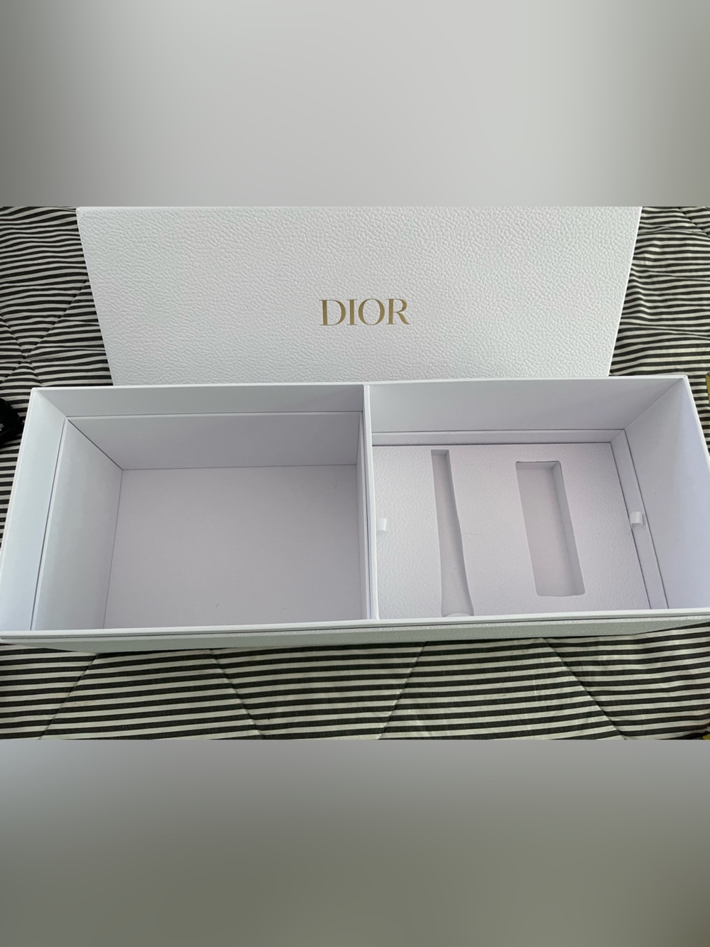 Dior White and Gold Presentation Box